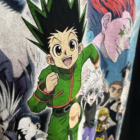 Hunter X Hunter Anime Graphic Black T-Shirt L - Picture 15 of 16